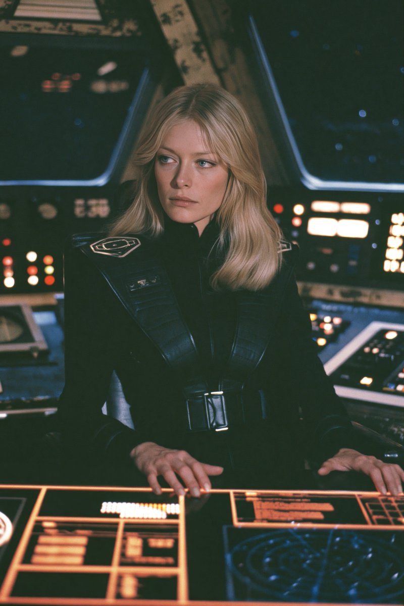 Retro Sci-Fi Starship Officer