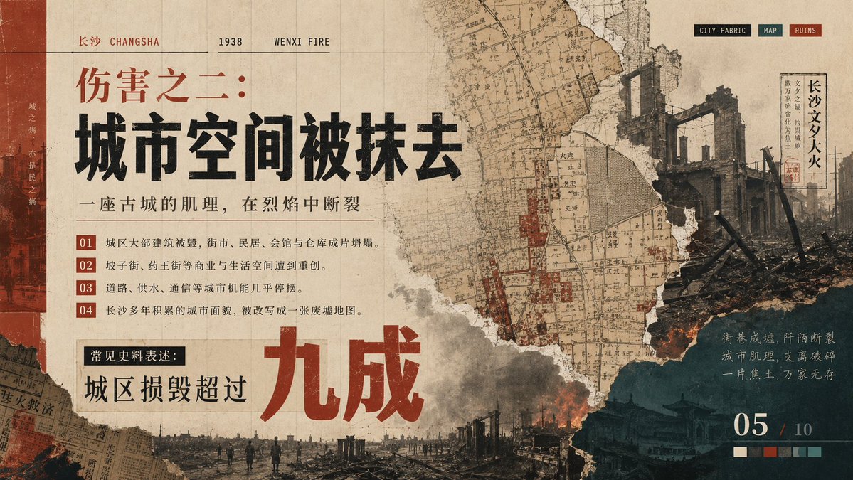 Infographic / Edu Visual - Wenxi Fire Historical PPT Cover - Image 3