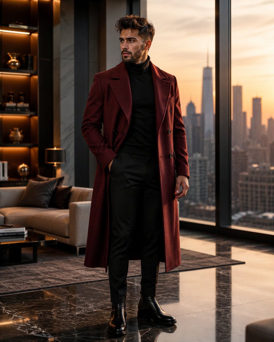 Luxury Penthouse Menswear Editorial