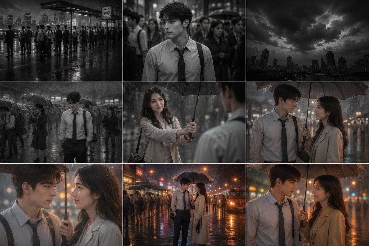 Cinematic Storyboard: Kindness in Color