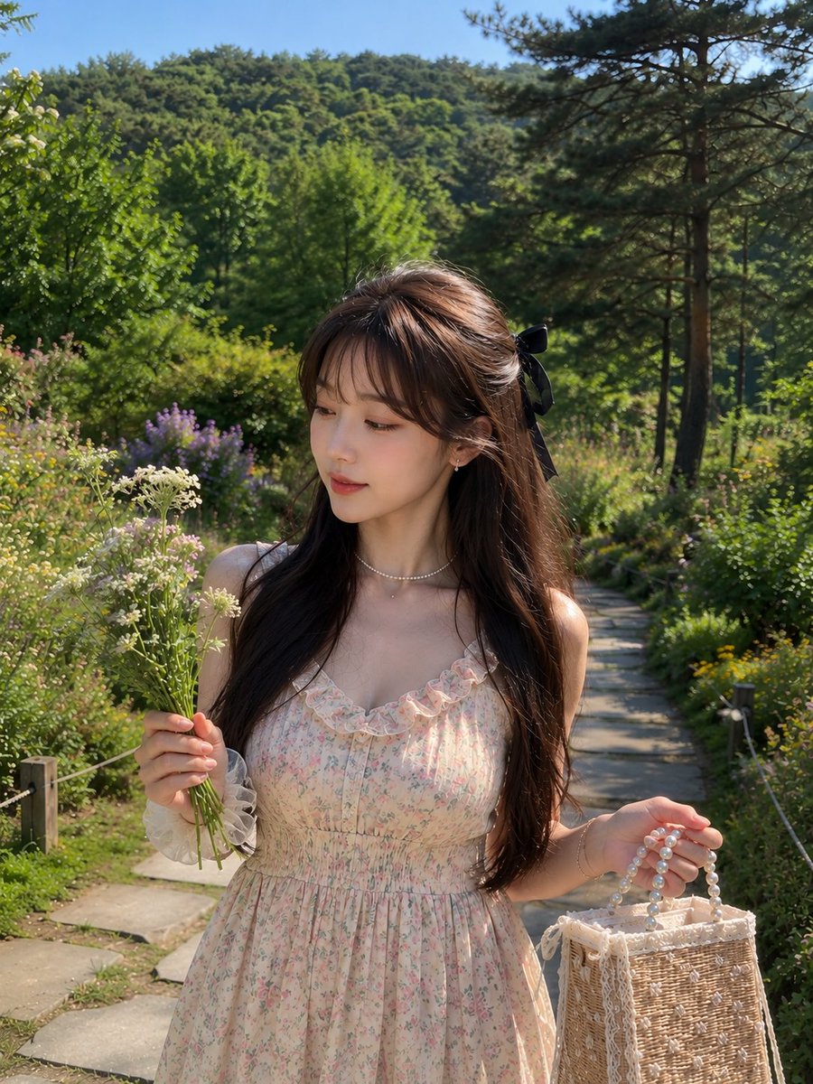 Social Media Post - Dreamy Cottagecore Garden Portrait - Image 2