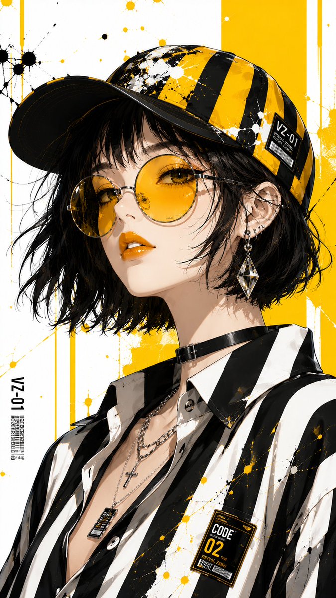 Anime Fashion Editorial Streetwear Portrait