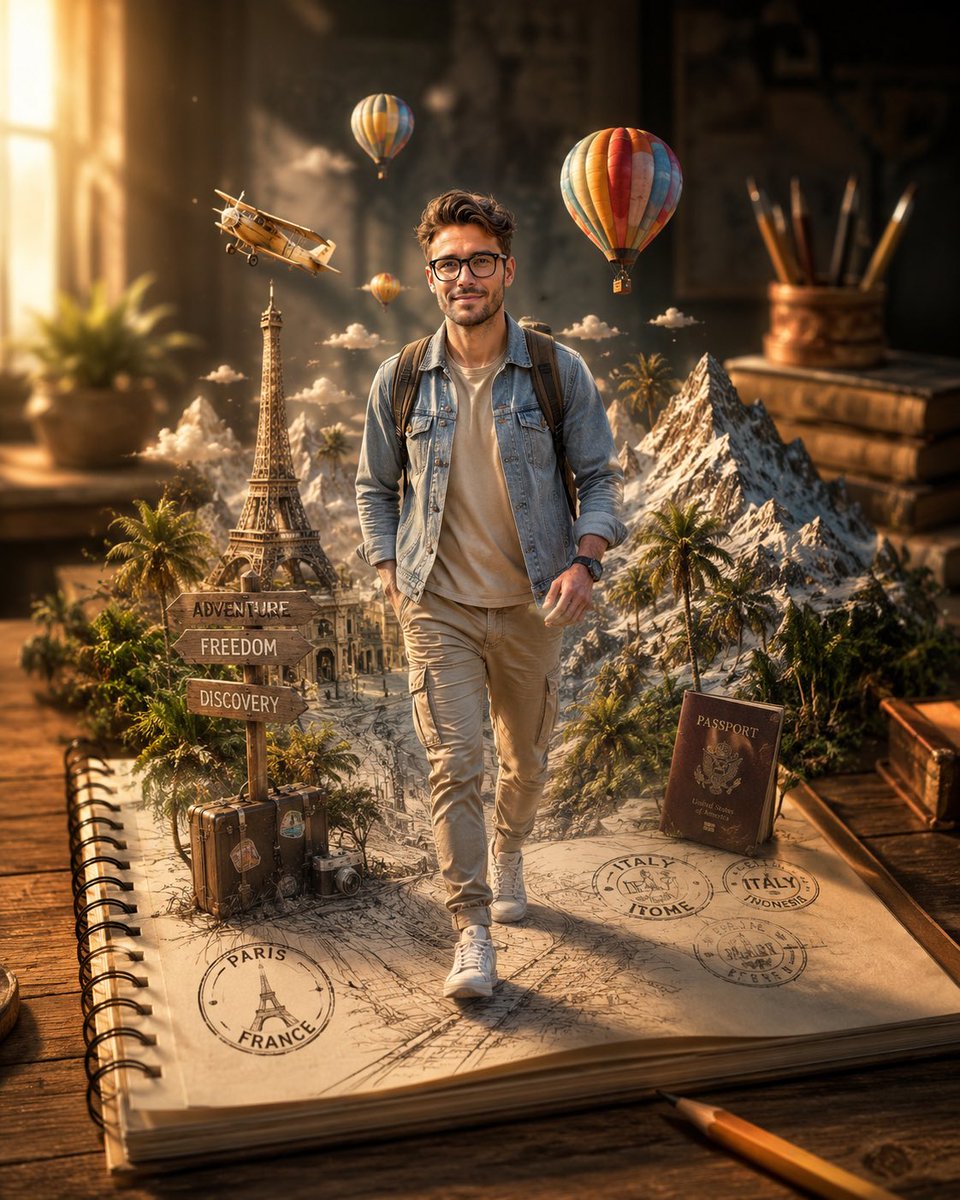 Sketch to Reality Travel Notebook