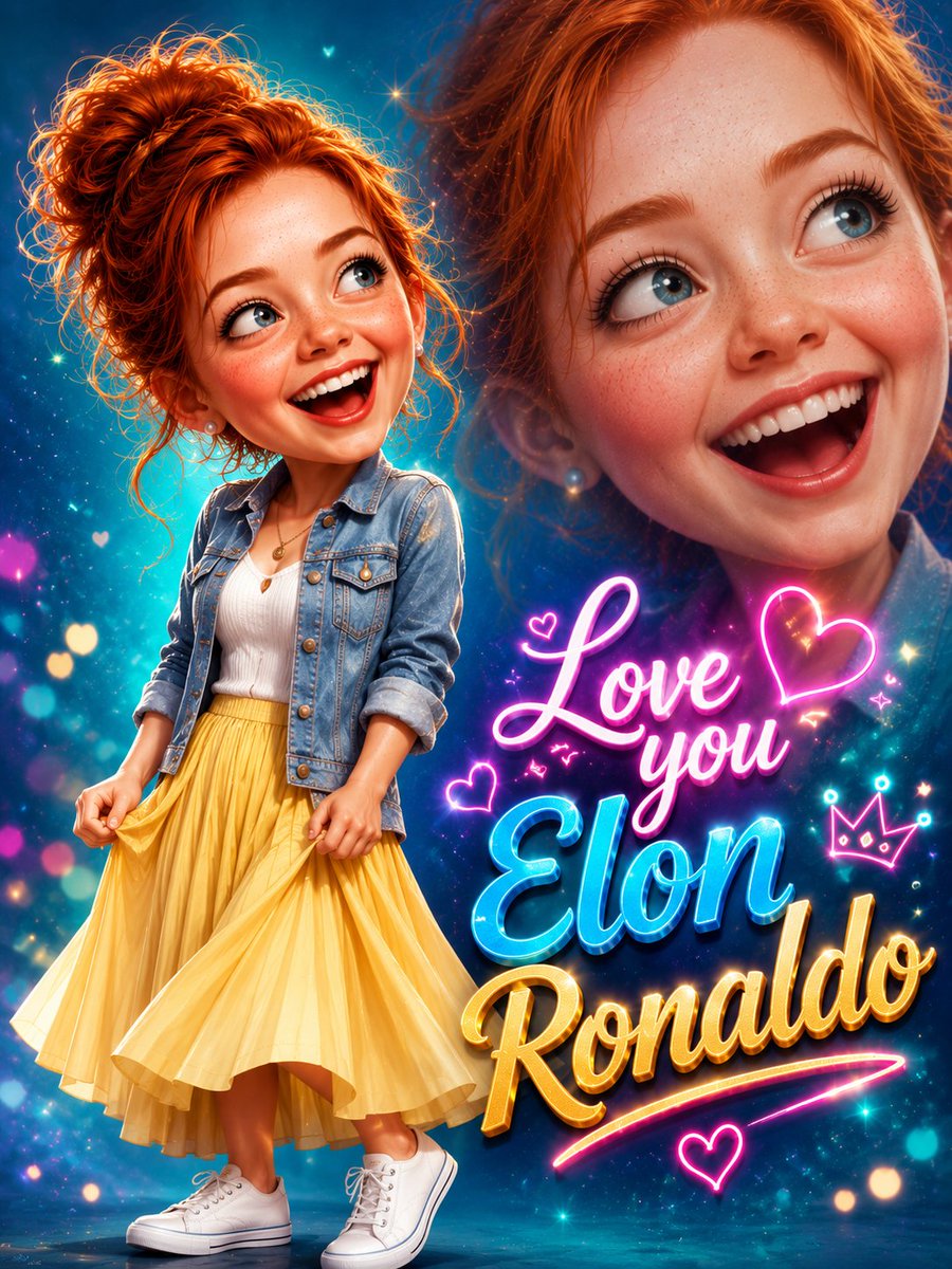3D Pixar-Style Caricature Portrait