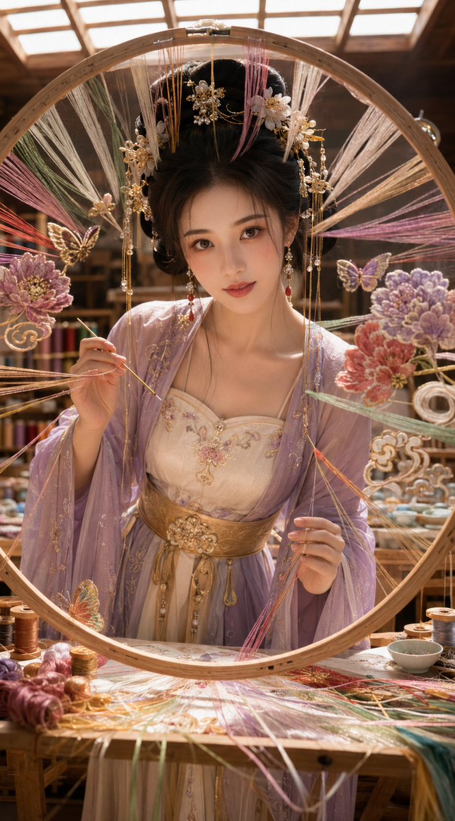 Profile / Avatar - Oriental Embroidery Workshop Artistic Portrait - Image 1