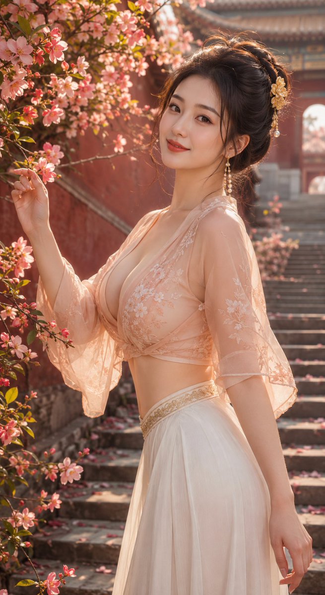 Profile / Avatar - Tang Dynasty Spring Fantasy Portrait - Image 1