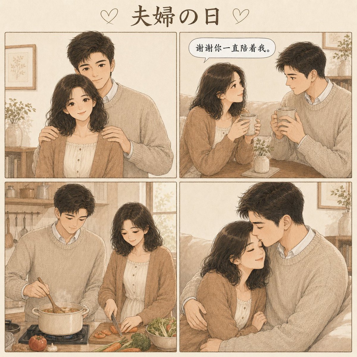 Comic / Storyboard - Healing Japanese Style 4-Panel Manga - Image 2