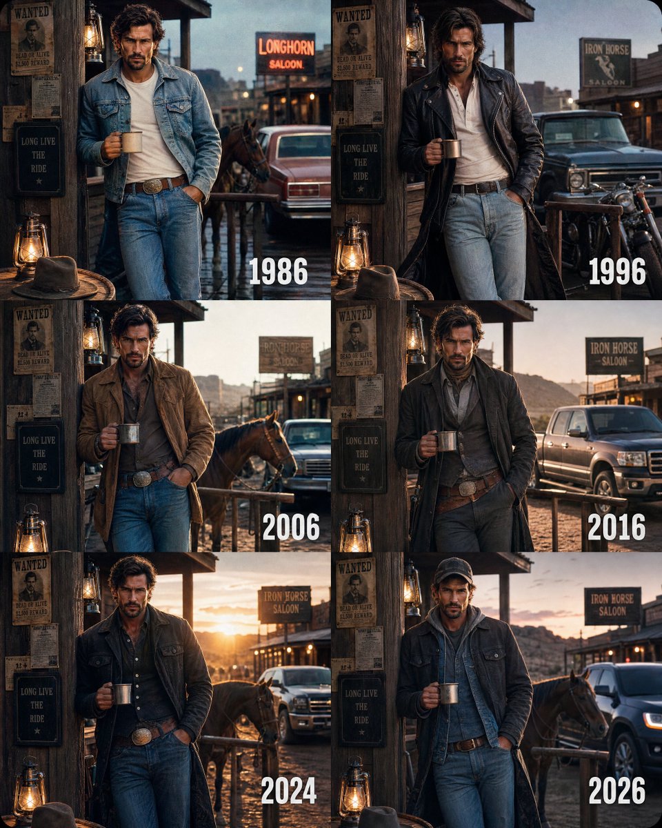 Decade Time Travel Photography Template