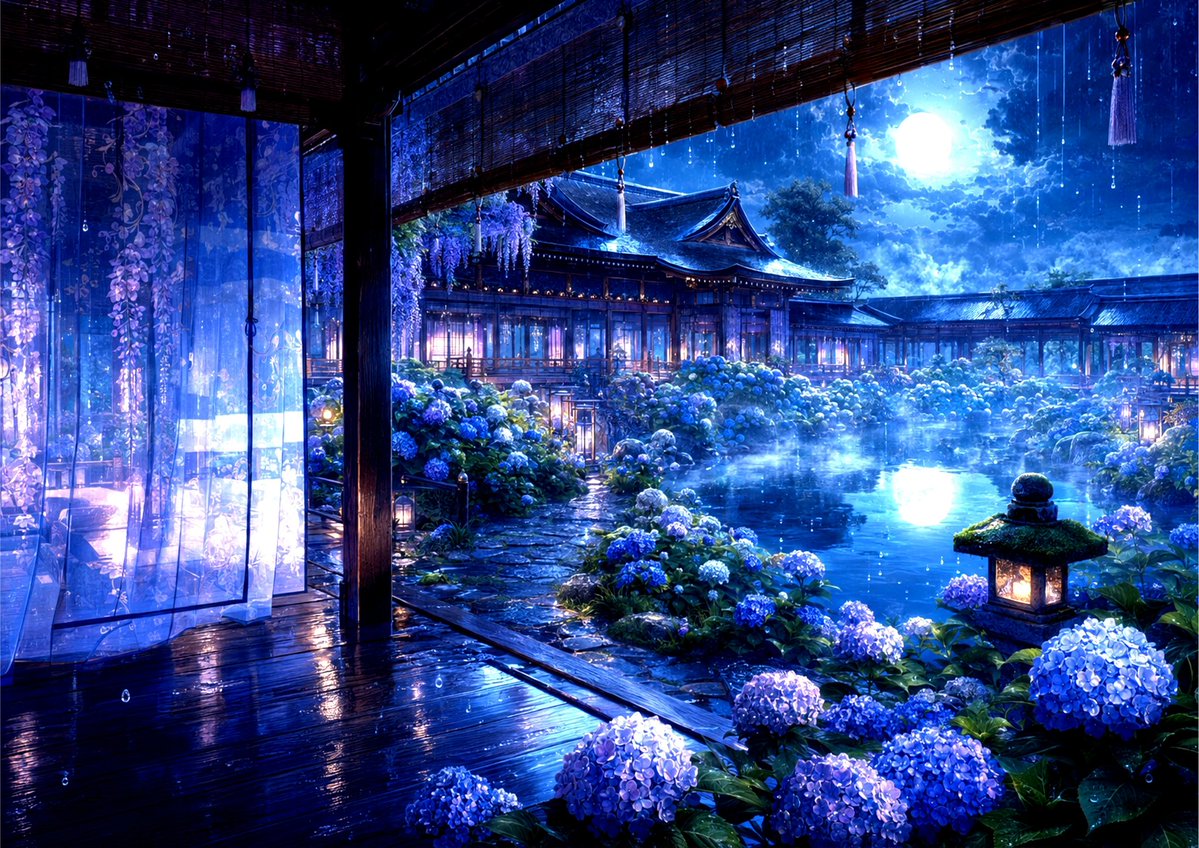 Heian Period Fantasy Garden