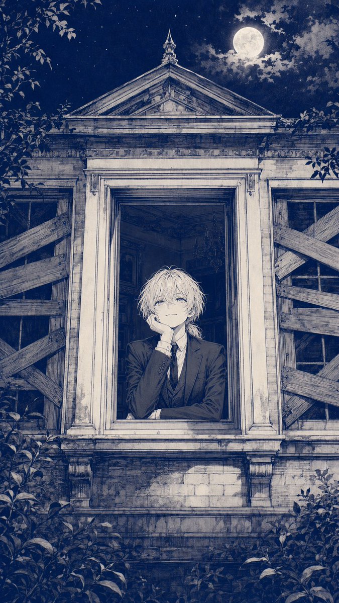 Moonlit Mansion Anime Album Cover