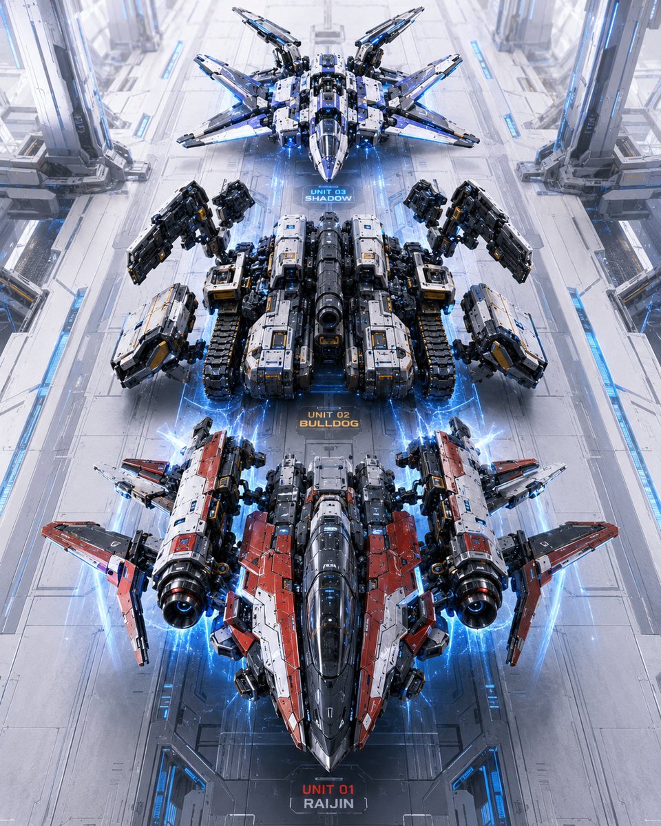 Three Mecha Combination Lineup