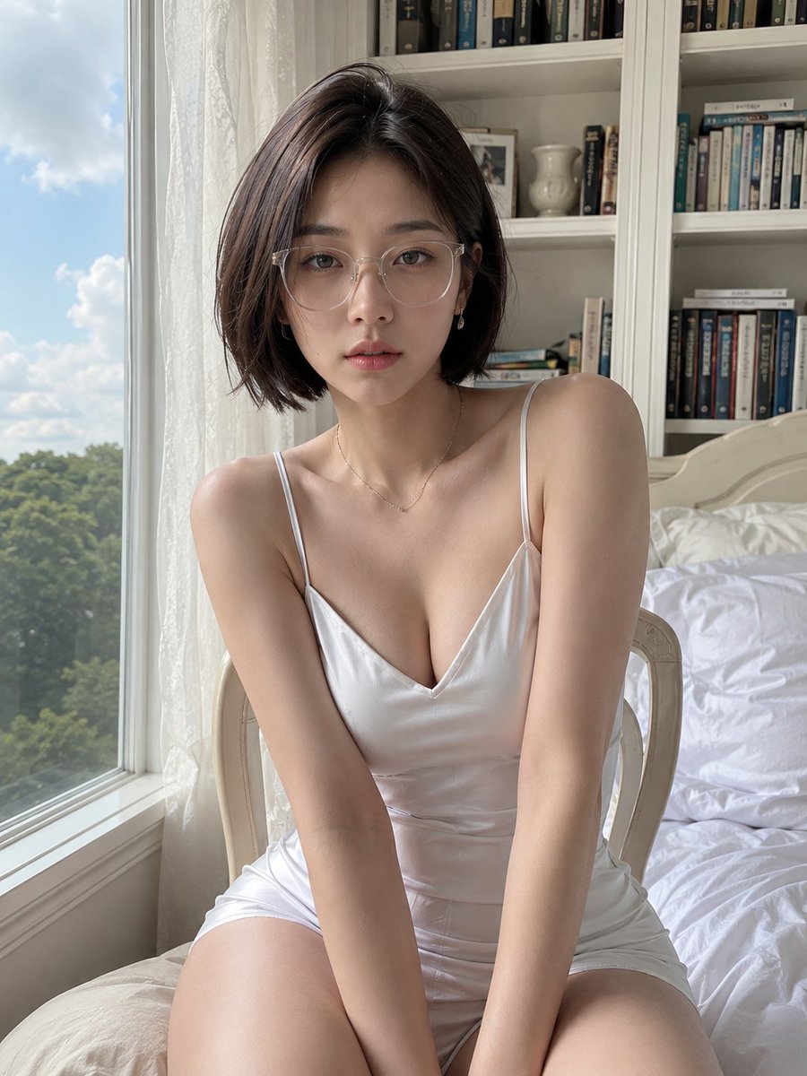 Bright Bedroom Portrait