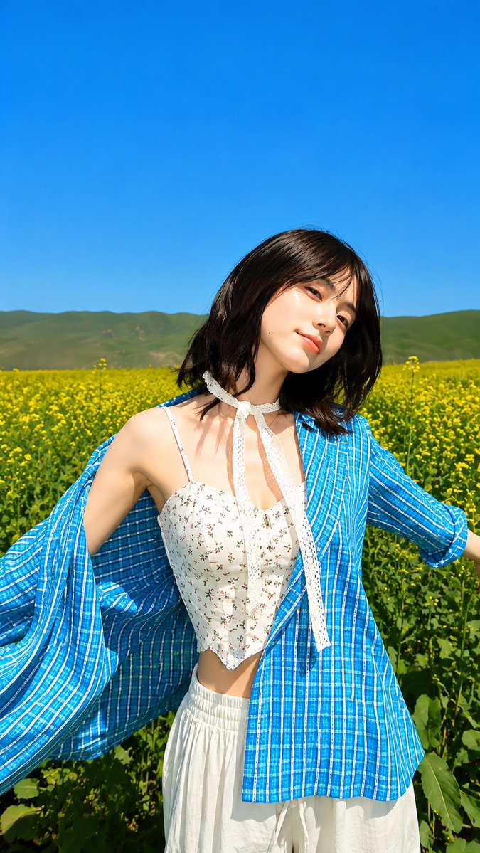 Product Marketing - Rapeseed Field Editorial Fashion Photography - Image 1
