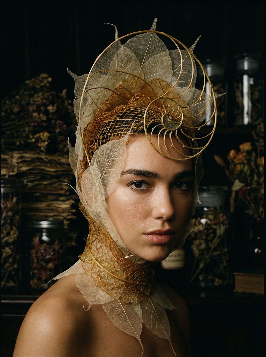 Social Media Post - Avant-Garde Botanical Alchemist Portrait - Image 1
