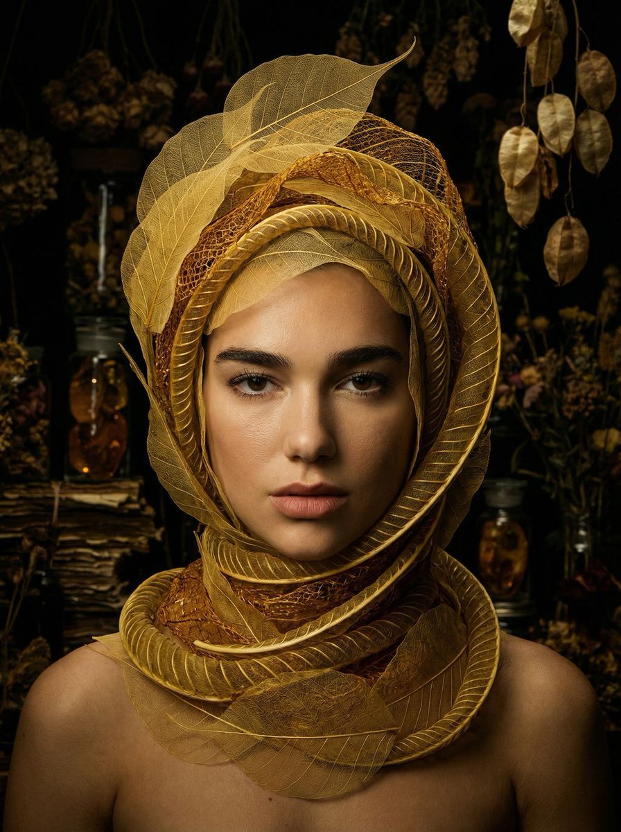 Social Media Post - Avant-Garde Botanical Alchemist Portrait - Image 2