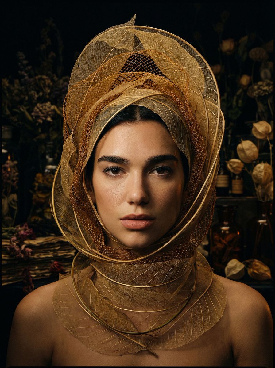 Social Media Post - Avant-Garde Botanical Alchemist Portrait - Image 4