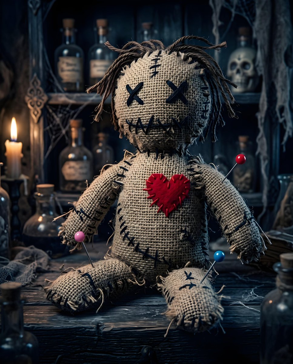 Game Asset - Stitched Burlap Voodoo Doll - Image 1