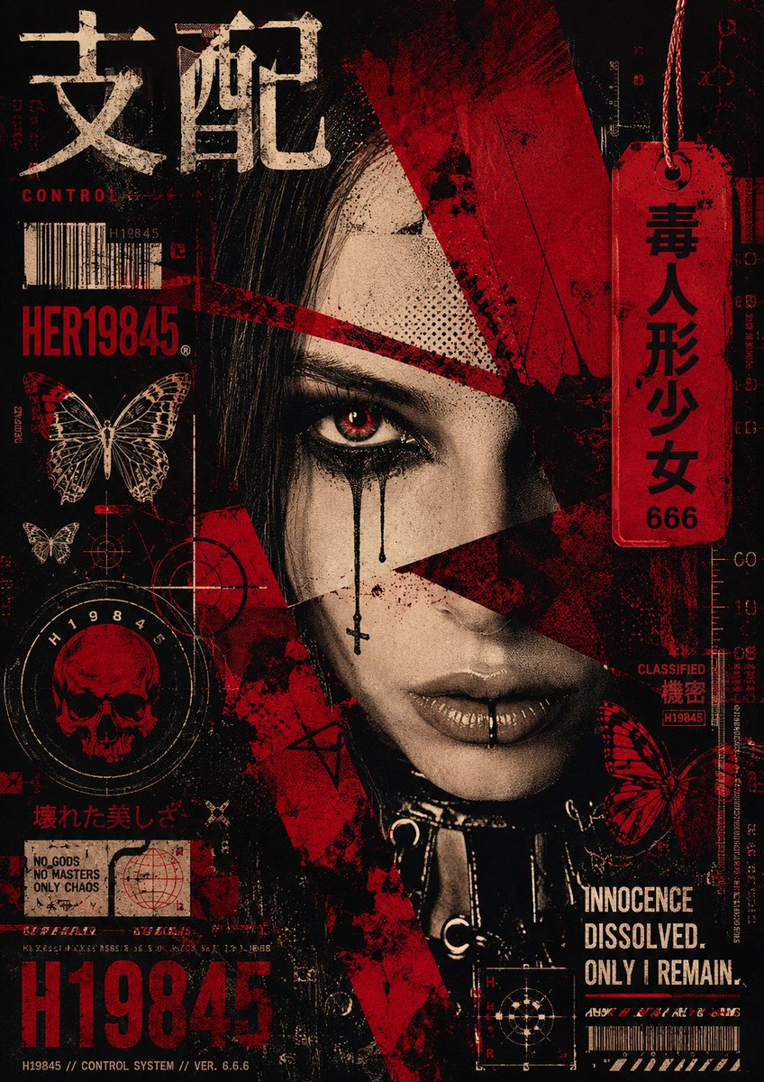 Grunge Punk Cyber Goth Collage