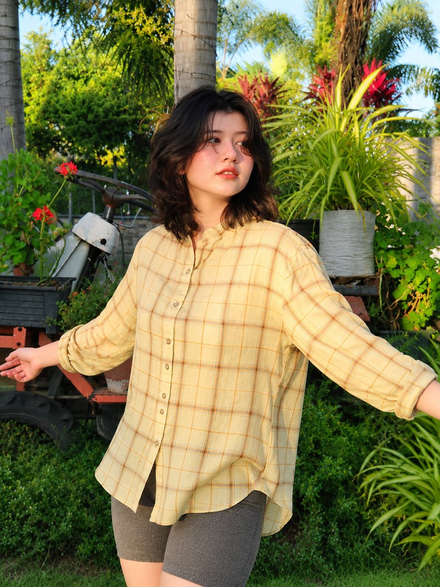 Golden Hour Tropical Portrait