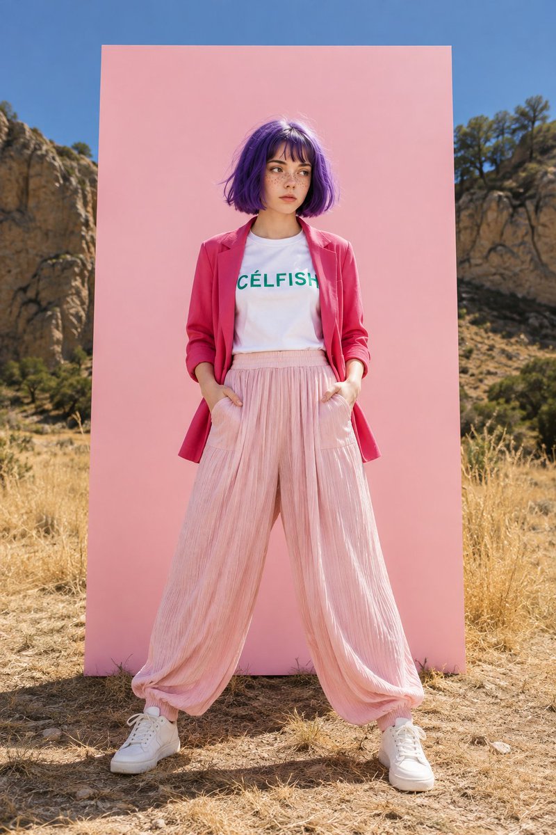 Outdoor Pastel Fashion Editorial
