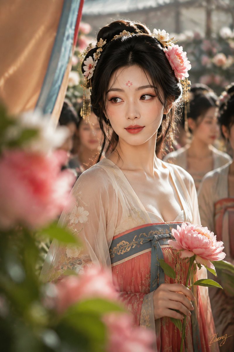 Tang Dynasty Realistic Lifestyle Scene
