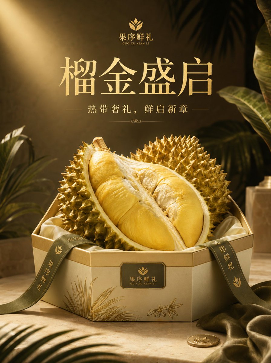 Luxury Durian Brand Key Visual