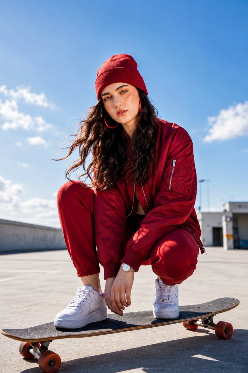 Cinematic Streetwear Fashion Portrait