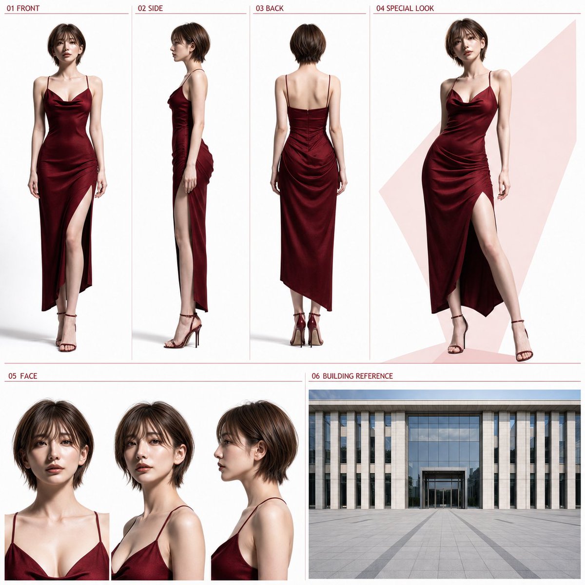 Woman and Automatic Door Character Sheet