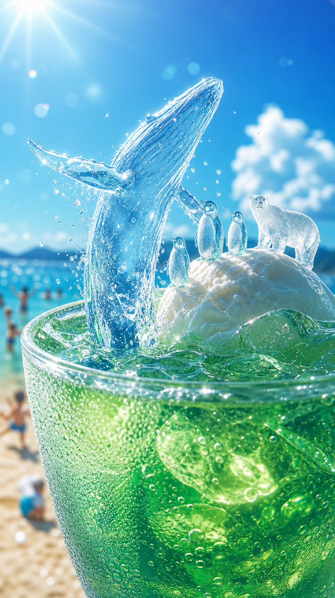 Icy Whale Summer Soda