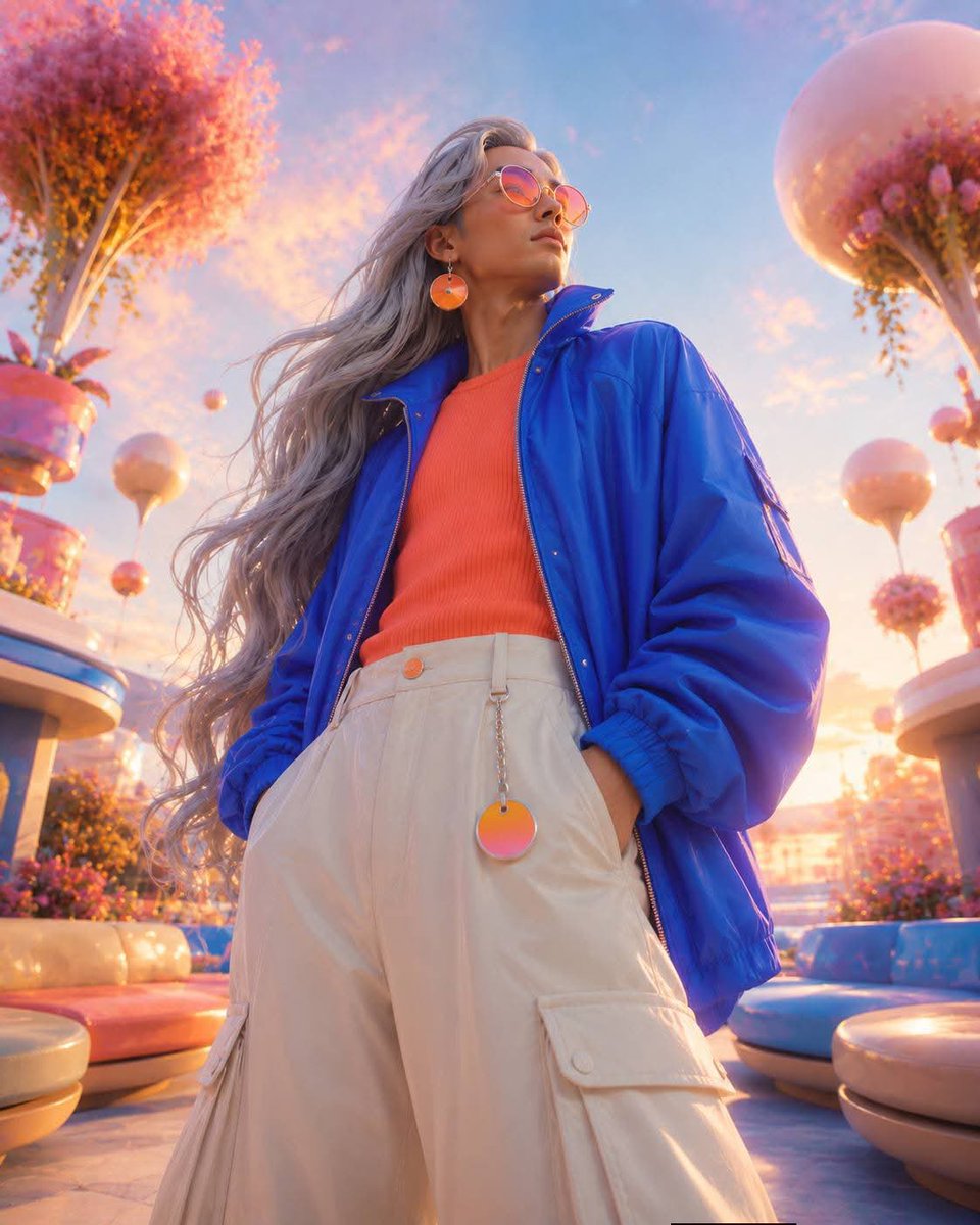Surreal Fashion Illustration Portrait