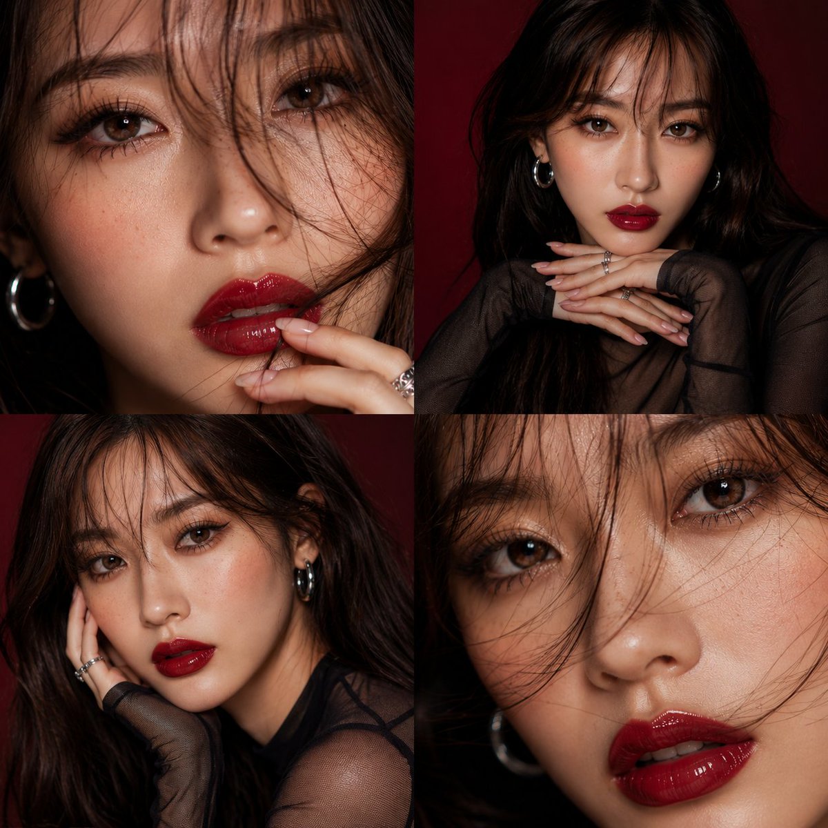 Luxury Beauty Editorial Grid