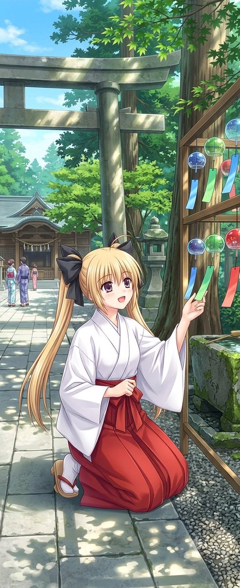 Summer Shrine Maiden Portrait