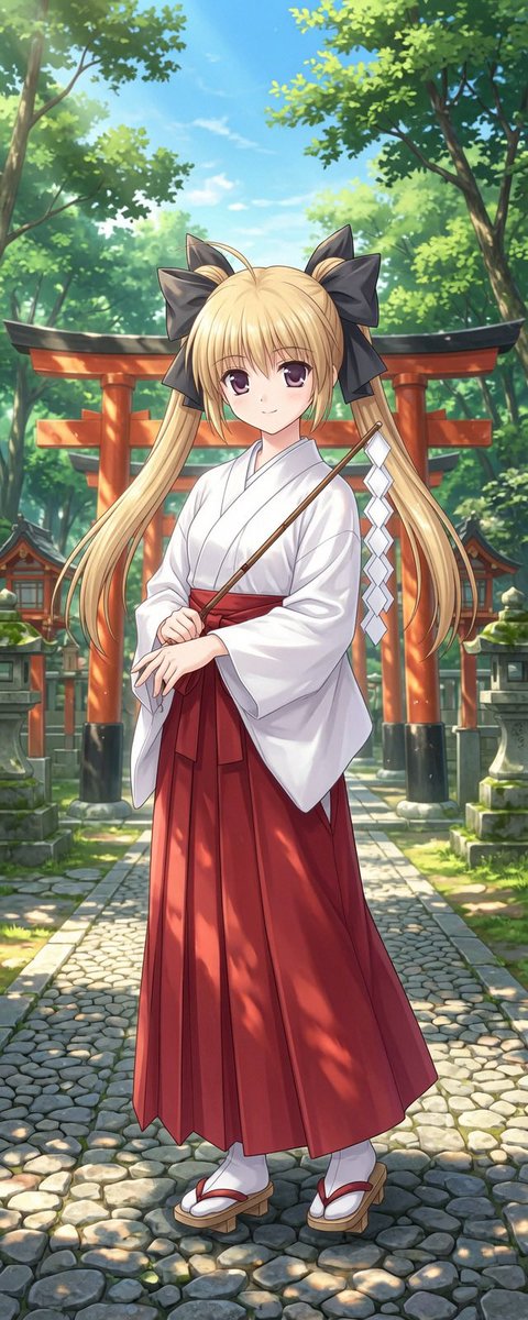 Comic / Storyboard - Summer Shrine Maiden Portrait - Image 2
