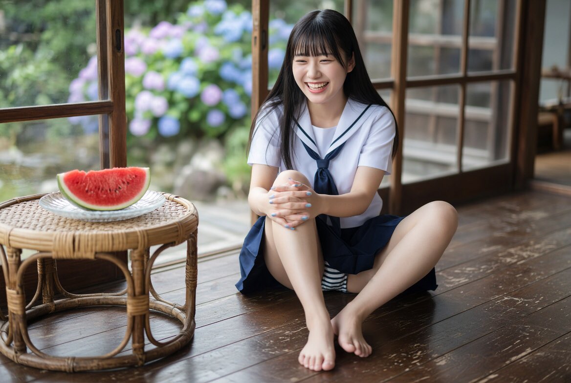 Social Media Post - Summer Veranda Schoolgirl Photo - Image 2