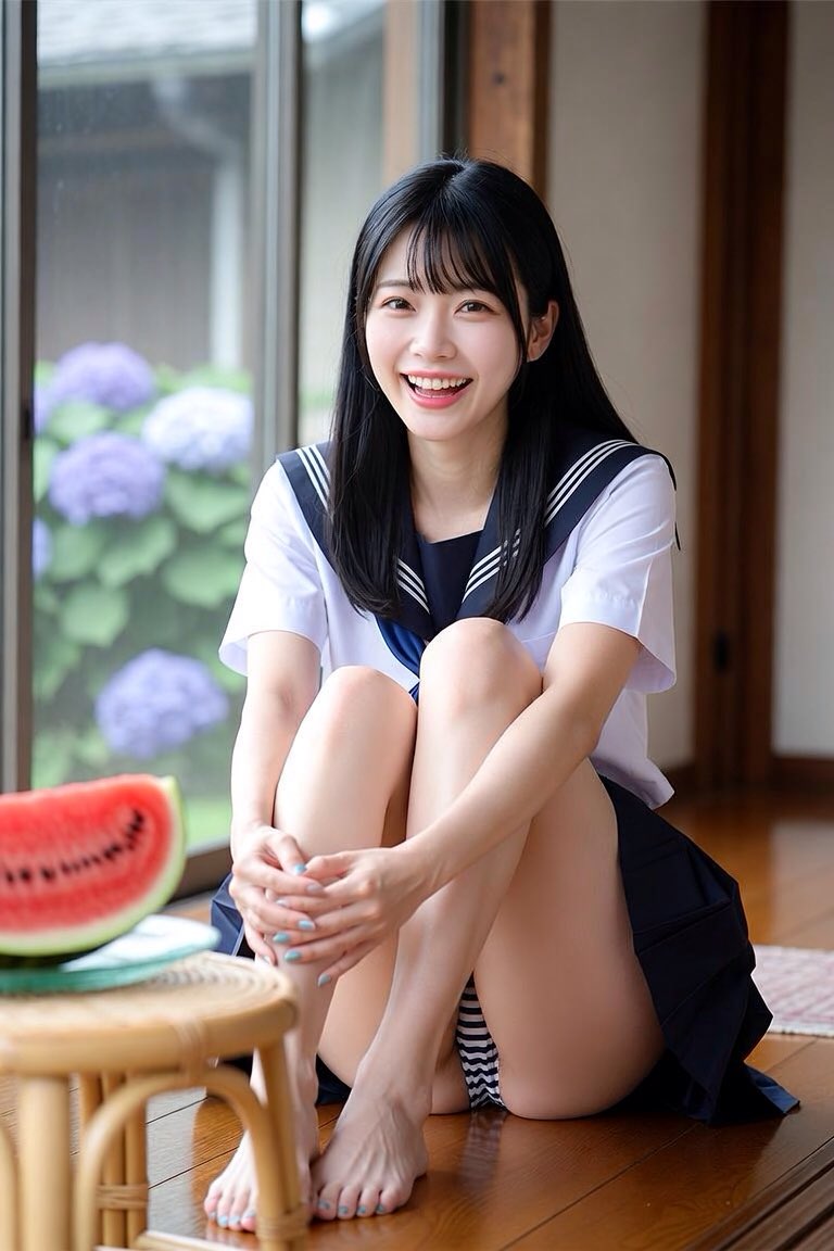 Social Media Post - Summer Veranda Schoolgirl Photo - Image 3