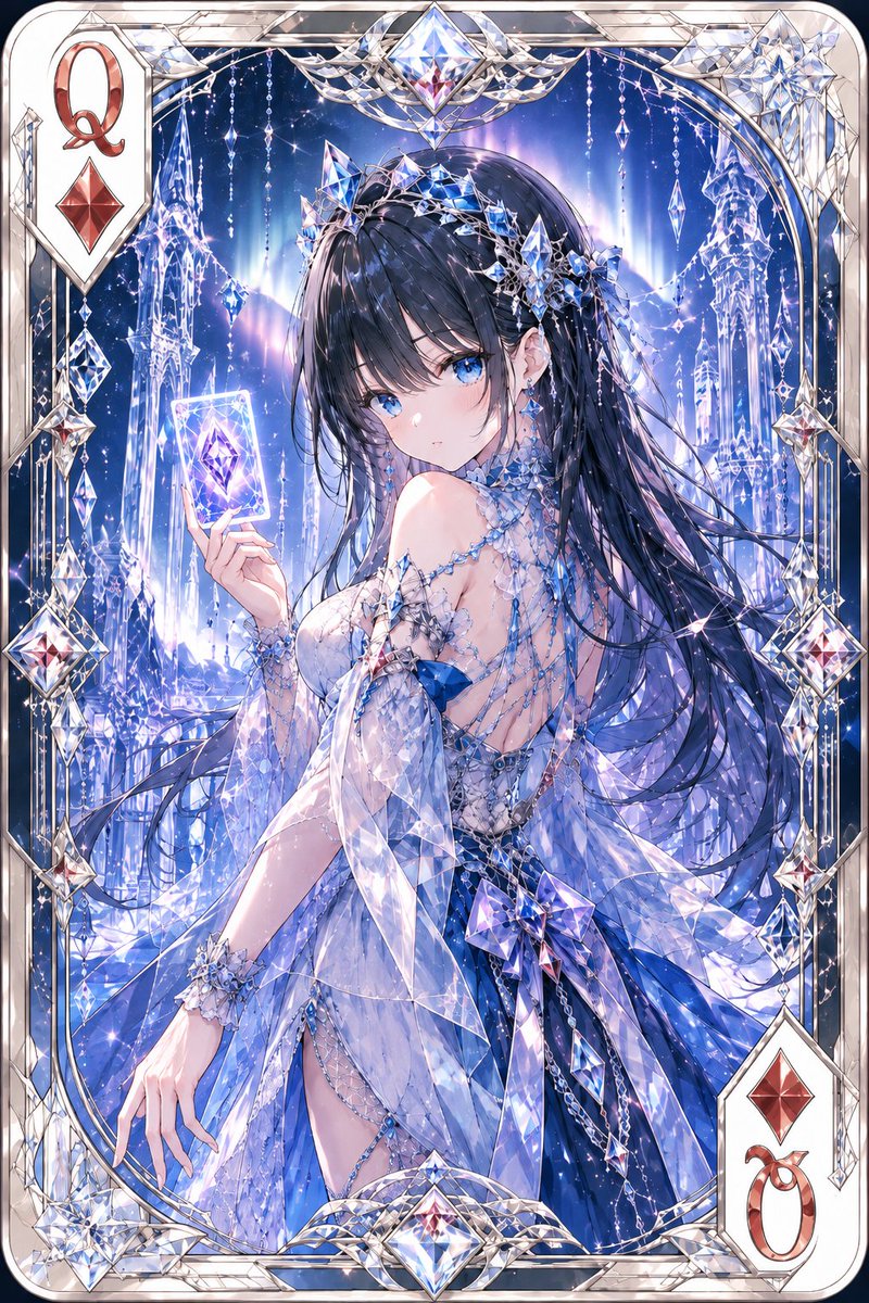 Game Asset - Pastel Anime Joker Playing Card - Image 2