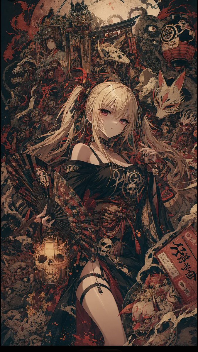 Hyakki Yagyo Gothic Anime Poster