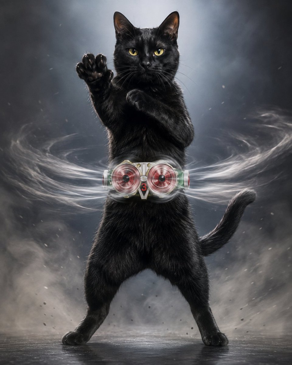 Black Cat Transformation Hero