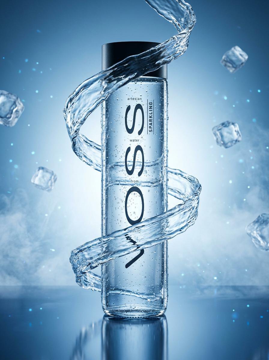 E-commerce Main Image - Luxury Water Bottle Product Photography - Image 2