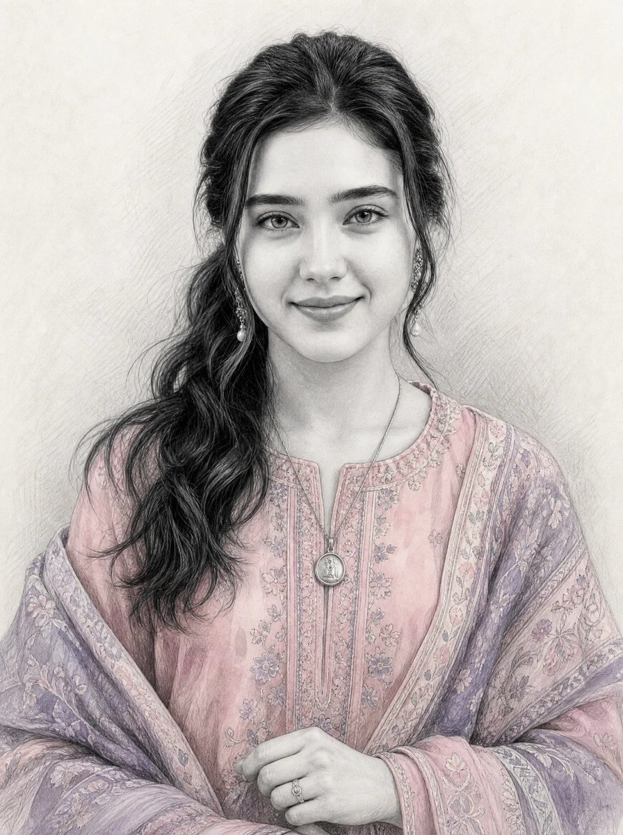 Selective Color Graphite Pencil Sketch