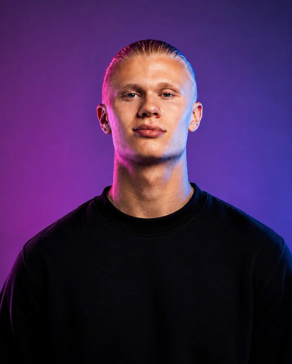 Two-Tone Studio Portrait