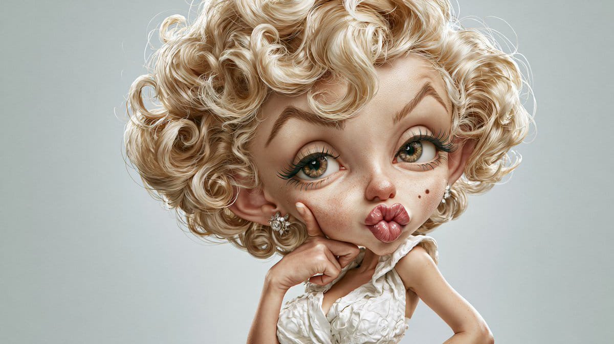 Premium Celebrity Caricature Portrait