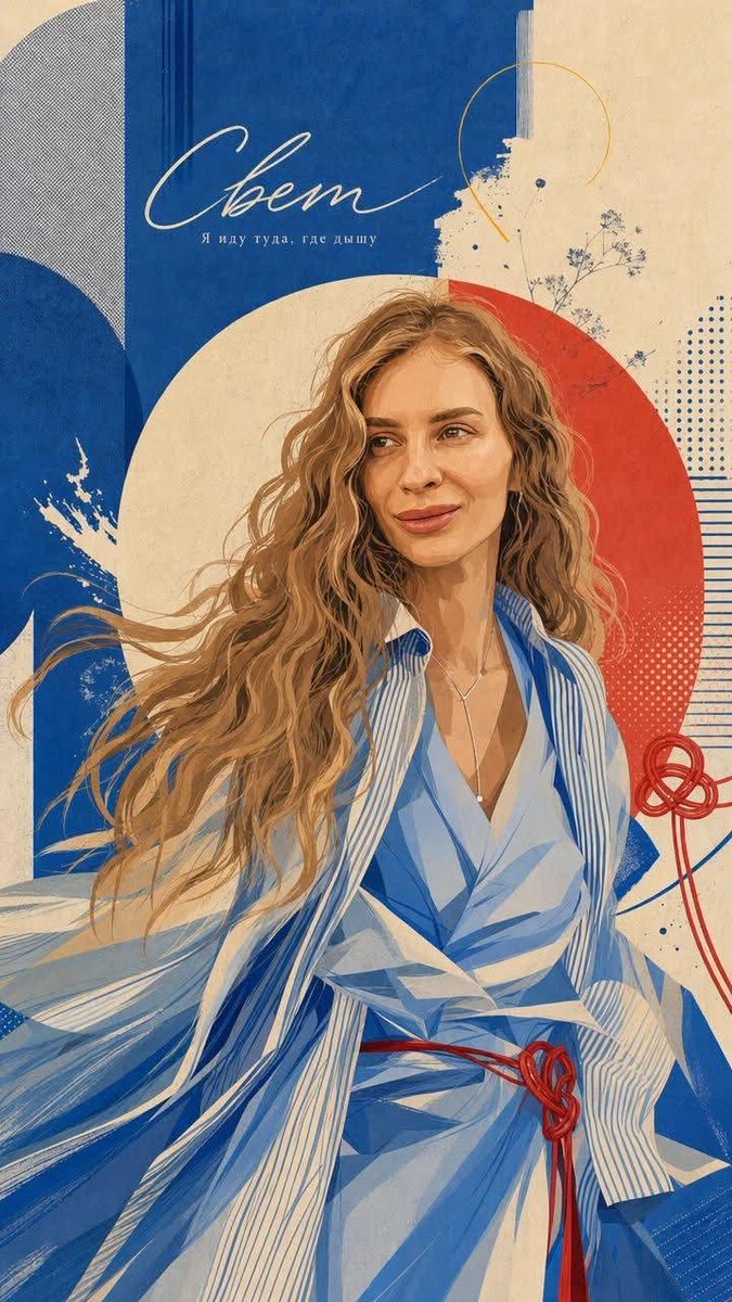 Editorial Mixed-Media Fashion Illustration