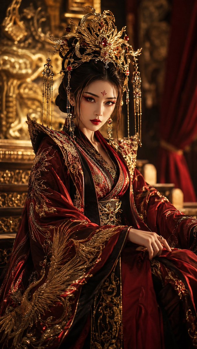 Regal Tang-Style Empress Portrait