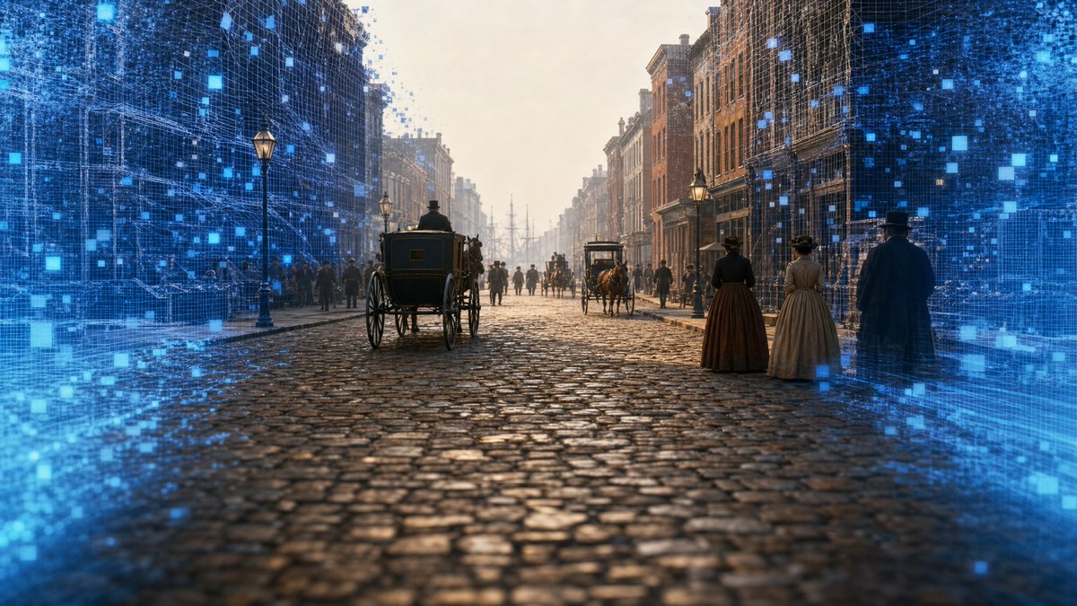 AI Time-Travel Street Panorama