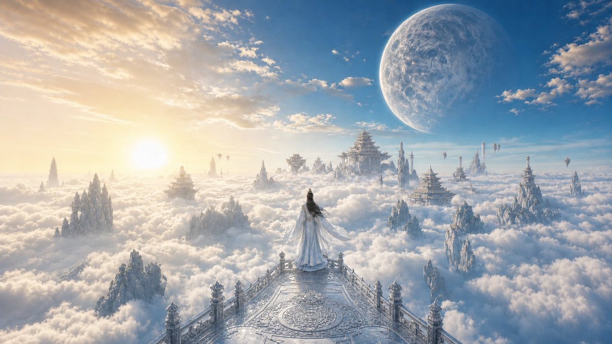 Celestial Xianxia Cloud Kingdom Wallpaper