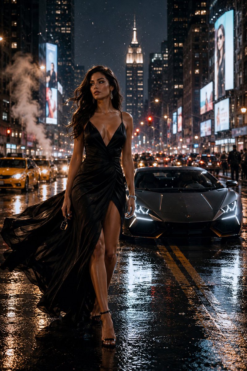 Midnight Manhattan Supercar Portrait