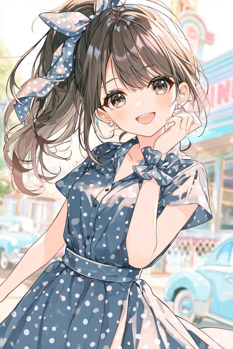 1950s Rockabilly Anime Girl