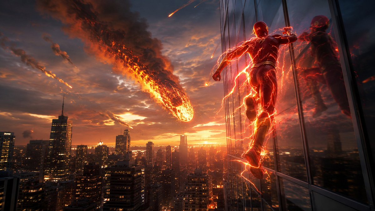 Red Lightning Hero Meteor City