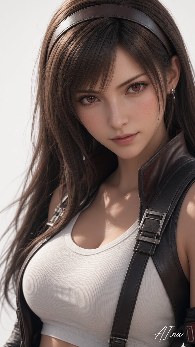 Realistic Tifa Lockhart Portrait